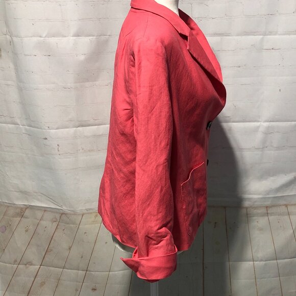 Evan Picone Pink Blazer Jacket size 10 - Picture 5 of 14